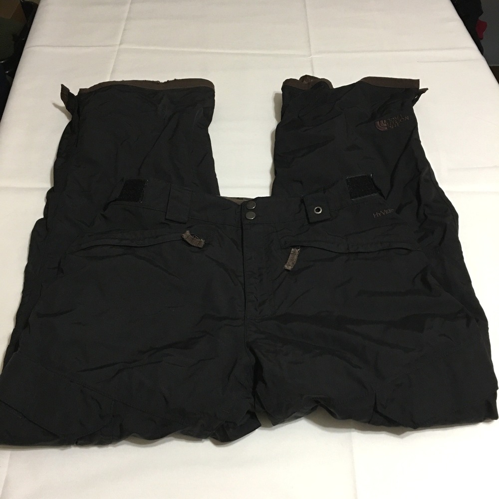 The North Face HyVent Ski Snowboard Pants Mens Medium Black Insulated Cargo